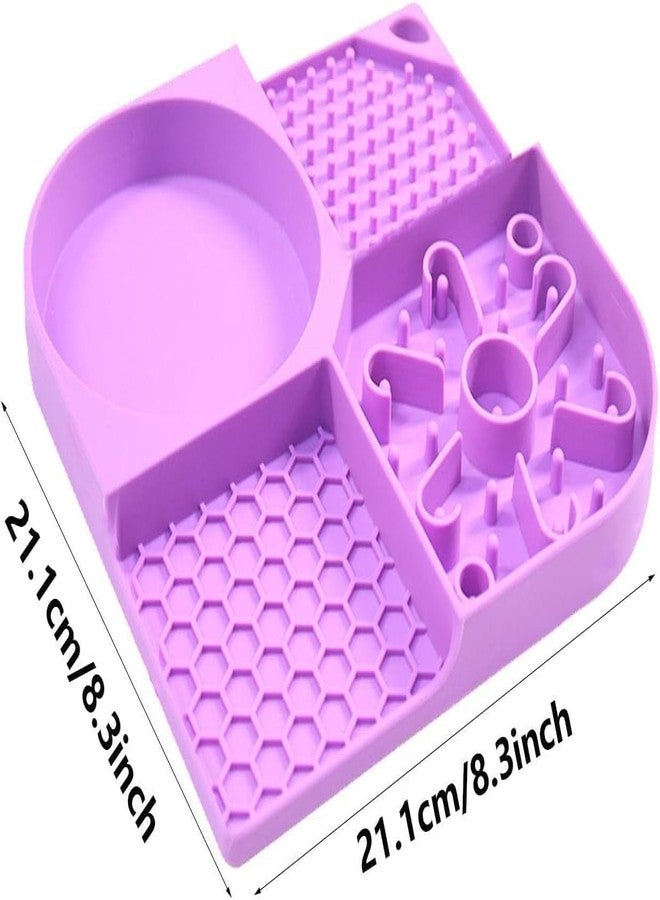 Minitul Pet Licking Mat Slow Feeder for Dogs and Cats, Anxiety Relief, Strong Suction Cups, Food Grade Silicone, Flexible and Easy-to-Clean Dog Lick Mat, Perfect for Dogs and Cats (po1) - Image 2